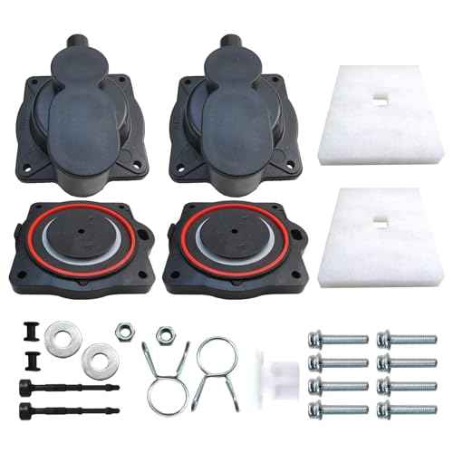 Air Pump Rebuild Complete Kit with White Switch Compatible with Hoot Troy Air H365, H450, H500, LA500, LAR500, H600
