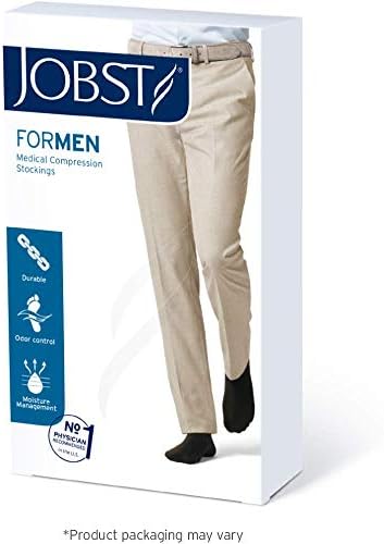 JOBST Compression Hose with Closed Toe, Knee High, Medium, 15-20 mmHG, White