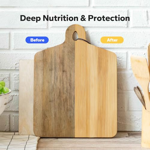 Choppie Mineral Oil (10.14 fl.oz), Food Grade Mineral Oil for Cutting Boards, Butcher Block Oil for Maintaining Wooden and Bamboo Cutting Boards, Prevents Drying and Cracking