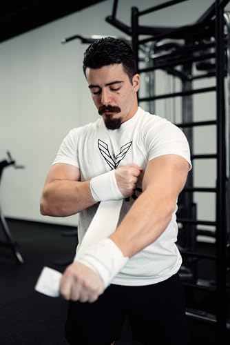 Stoic Knee Sleeves (IPF Approved) – 7mm Knee Support for Powerlifting, Weightlifting & Squats – Used in World Competitions – USAPL & USPA Compliant – Pair for Men & Women (Large, White)