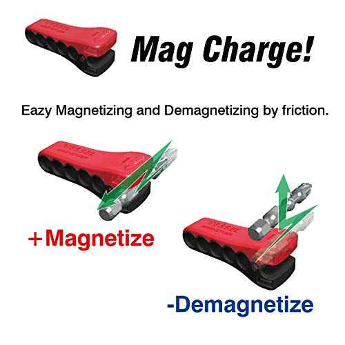 VESSEL Impact Ball Torsion Bits PH2X30 5PC with MAG Charge Holder (IBMG30PH2K5)