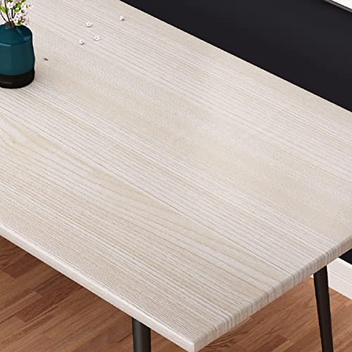 Livelynine Wood Contact Paper Peel and Stick Countertop Waterproof Wallpaper for Kitchen Cabinet Covers Light Wood Grain Vinyl Wrap Front Door Funiture Removable Self Adhesive Shelf Liner 15.8x78.8