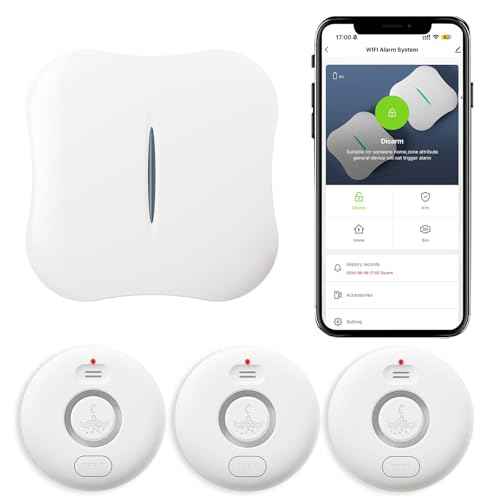WiFi Water Leak Detectors for Home 3 Pack, Wireless Smart Water Leak & Drip Alarm, 120dB Adjustable Loud Water Leak Sensor, App Alerts, 3 Water Sensors & 1 Hub for Kitchen, Bathroom, Sink, Laundry