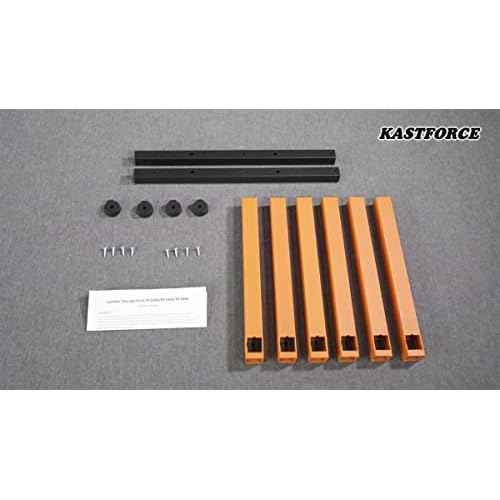 KF1004 Lumber Storage Rack 3-Level System 110lbs per Level with Durable Sheet Metal Screws, Wood Rack