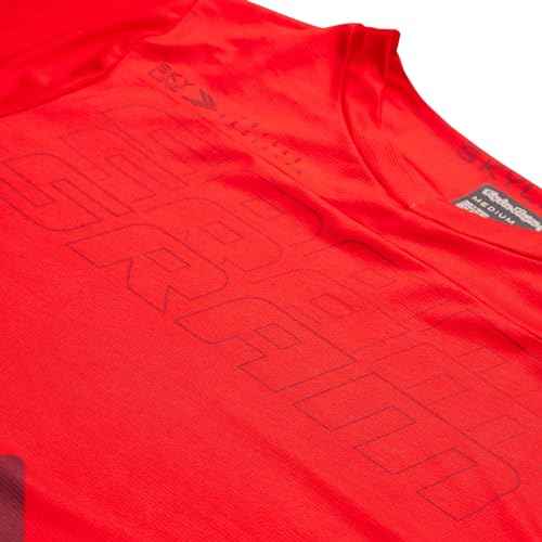 Troy Lee Designs - Skyline LS Jersey; SRAM Eagle ONE Fiery RED 2X