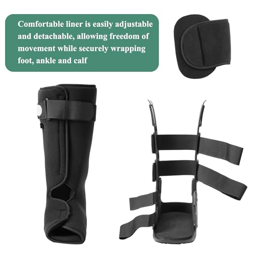 Air Walking Boot, Tall Fracture Boot, Air CAM Walker Fits Left or Right Foot, Protection for Broken Foot Sprained Ankle Fracture Recovery (Small)