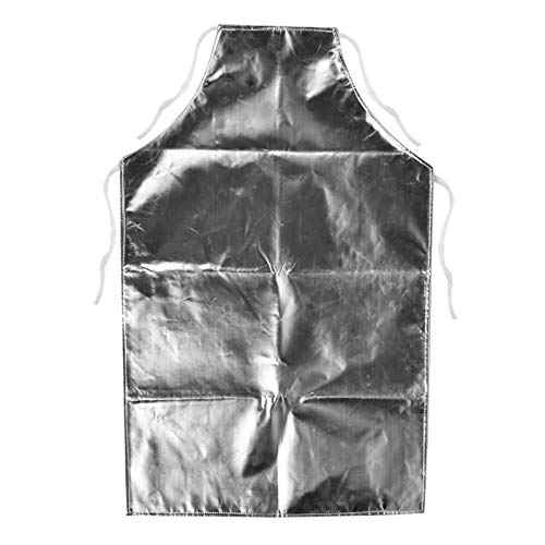 Heat Resistant Apron, Aluminum Foil Apron 1000¡ÆC Heat Resistant Apron High Temperature Resistant Working Apron