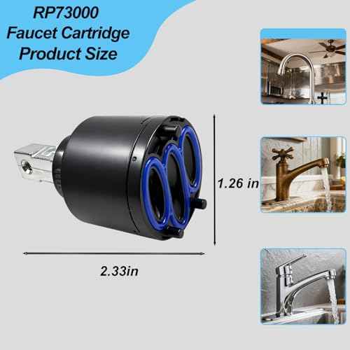 RP73000 Faucet Cartridge for Delta Kitchen/Bathroom Faucet Cartridges Parts, for Delta Plumbing Replacement Part, Faucet Cartridges Valve Repair Kit,Easy DlY Installation £¨Screws Not Included£©