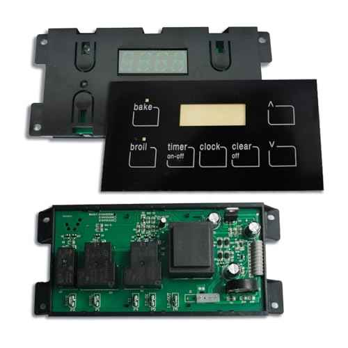 Upgrade 316455500 Stove Clock Control Board - 7 Button Board Replacement for Frigidaire & Electrolux Oven Range