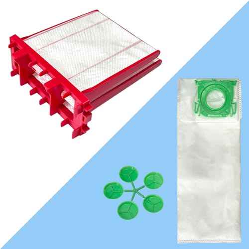 Replacement for SEBO Airbelt K Series Model, 1 Pack Exhaust Filter and 6608ER Micro Hygiene Filter, 10 Pack 6629ER Filter Bags, 1 Pack Pre-motor Microfilter