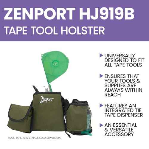 Zenport Tapener Holster HJ919B Zen MAX HTB HTB-2 Tapener Tool Holster Belt