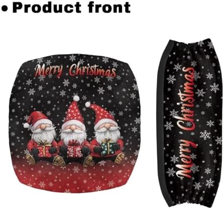 LedBack Walker Accessories Merry Christmas Print Rollator Walker Seat and Backrest Covers Soft Dust Cover Christmas Decor 2 Piece Walker Seat Cover Set