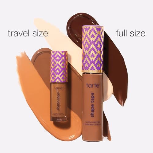 tarte shape tape concealer – Full-Coverage Creaseless Soft Matte Finish, Brightening Under-Eye & Face Makeup, 16hr Longwear, Vegan & Cruelty-Free, full size, 12S fair