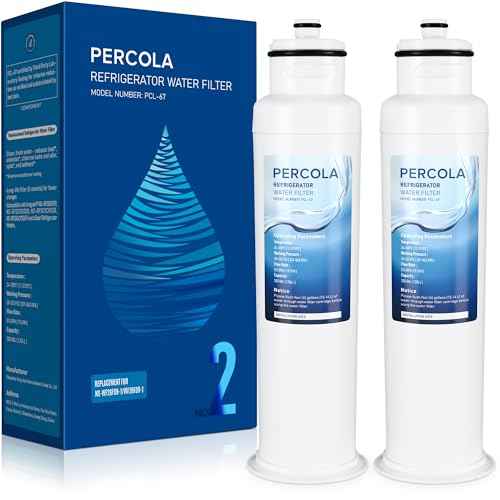 NS-WF26FD9-1/WF26FD9-1 Water Filter, Compatible with Insignia¢ç NS-RFD26SS9, NS-RFD21CISS0, NS-RFD21CXSS0, NS-RFD26CXSS0 French Door Refrigerator Models (2 Pack)