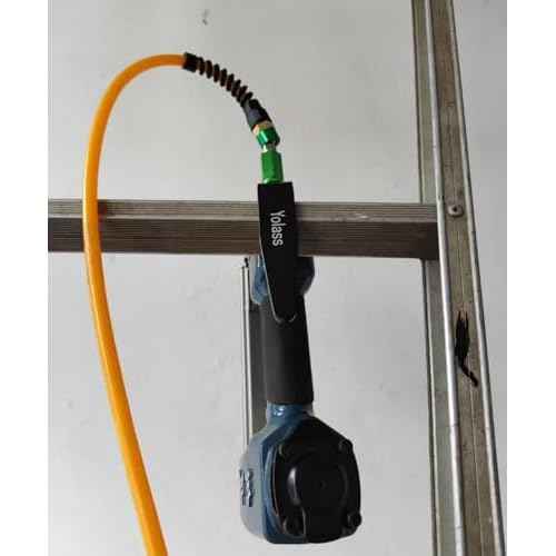 Yolass Air Compressor Hose 1/4¡±x100 ft Yellow Transparent Flexible Reinforced Polyurethane (pu) Air Hose with 1/4"360 Swivel Coupler and Air Hook,Bend Limiter
