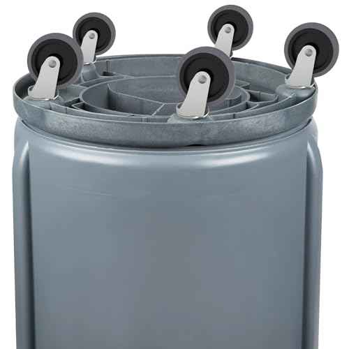 Replcament Casters for Brute Trash Bin Dolly Set of 10, 3-Inch Trash Can Dolly Replacement Wheels(375LBS-2)