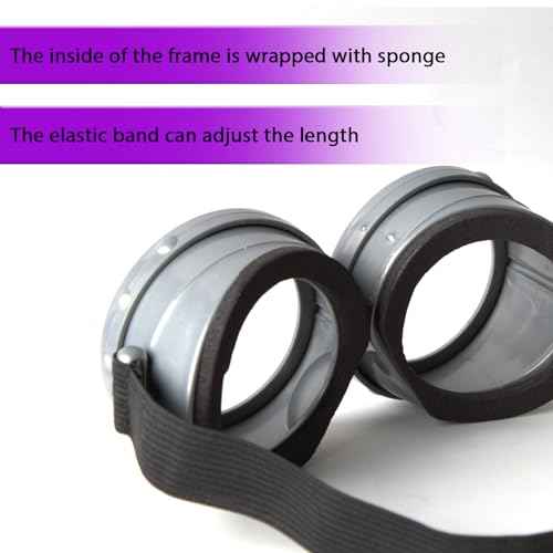 Halloween Costume Adult Accessories, Purple Beanie, Goggles Glasses and Gloves for Men Women Kids, Halloween Cosplay Party Set
