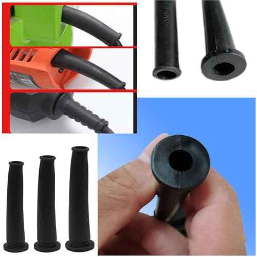 15 Pack Angle Grinder Electric Boot Orbital Sander Cord Protector Corded Drill Strain Relief Rubber Sleeve Cable Gland for Electric Hedge Trimmer Heat Gun Jig Saw Circular Saw Hammer Drills