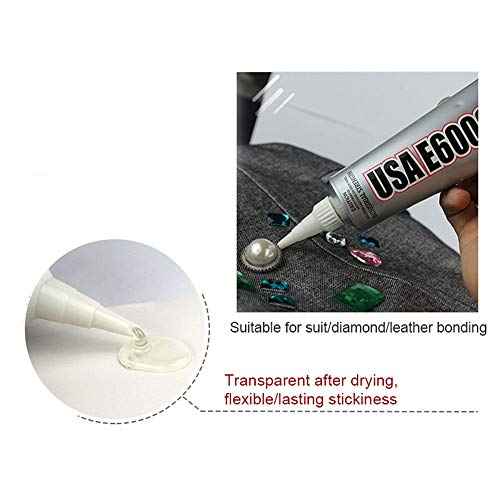RLECS 20pcs Snip Tip Applicator Adhesive Tube Tips Cap for E6000 Craft Glue 3.7 Ounce Adhesive Tubes, White