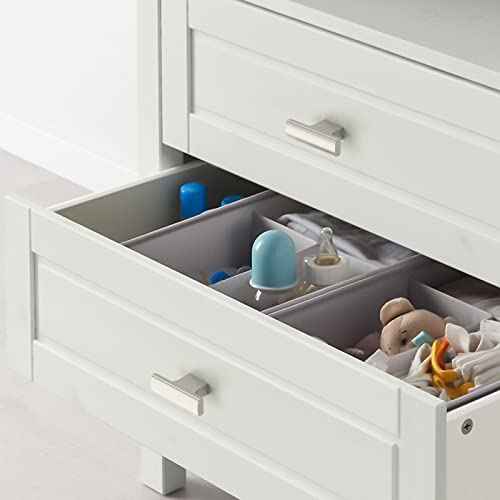 Asidrama 30 Pack Brushed Satin Nickel Kitchen Cabinet Knobs Drawer Cabinet Hardware Zinc Knobs for Dresser Drawers