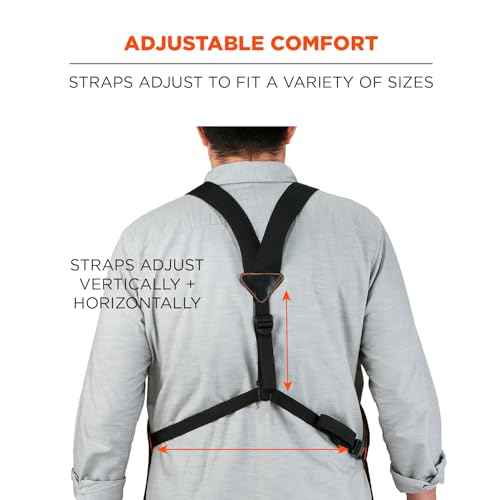 Ergodyne - 13696 Arsenal 5705 Full Length Tool Work Apron, 13-Pockets, Gray