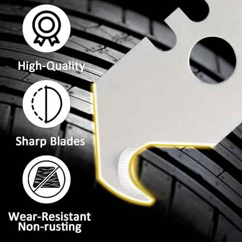 50 Pcs Utility Knife Hook Blades, SK5 Steel Utility Hook Blades Razor Blades Box Cutter Blades with Plastic Case Utility Knife Blades Replacement Blades for Carpet, Roofing, Box Cutter