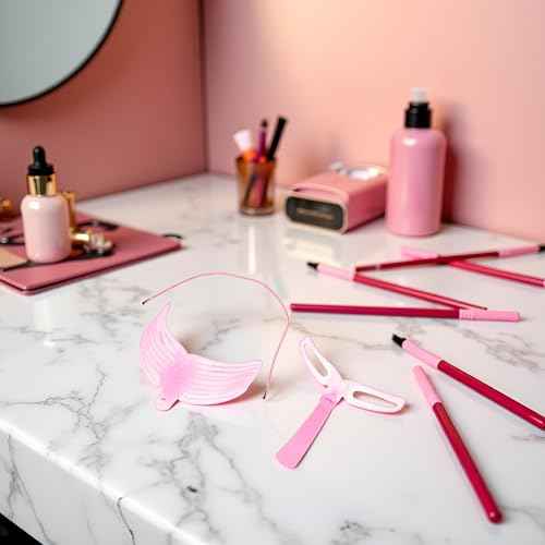 8 Pcs Eyebrow Shaping Kit, Eyebrow Stencils, 8 Styles Reusable Eyebrow Stencil with Handle and Strap, Eyebrow Template, Washable