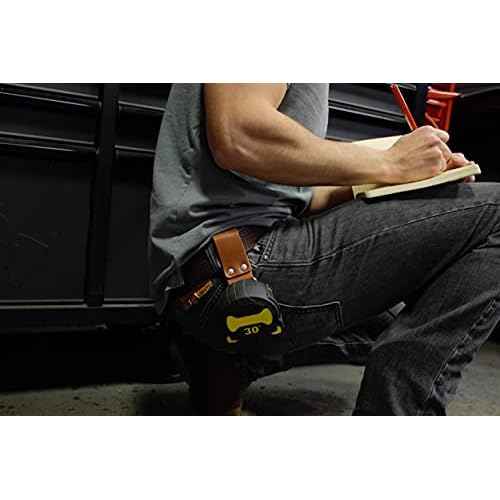 American Bench Craft Tool Belt Loop - For Tape Measure, Drills, Clipped Tools (Black)