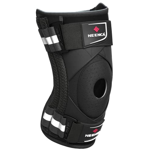 NEENCA Professional Knee Brace for Knee Pain, Medical Knee Support with Patented X-Strap Fixing System, Great Support and Stability for Joint Pain, Arthritis, Meniscus Tear, ACL, PCL, Runner, Sports