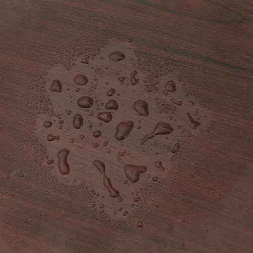 GloryTik 17.7"x118"Red Brown Wood Contact Paper Peel and Stick Wallpaper Faux Wood Grain Removable Self Adhesive Wood Look Wallpaper Contact Paper for Countertops Cabinets Furniture Room Wall Decor