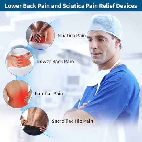 SUNFATT Back Support Belt for Women,Sacroiliac SI Joint Hip Belt,45" Belts Suit for 28-43" Hip,Relieve Lower Back,Sacroiliac,Pelvis and Sciatica Pain Relief Caused by Si Joint Dysfunction.