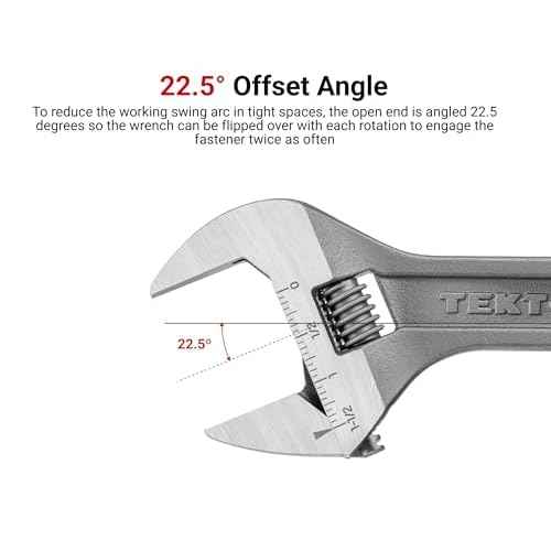 TEKTON Adjustable Wrench Set, 2-Piece (6, 9 in.) - 1-1/2 in. Jaw Capacity | WSA90000