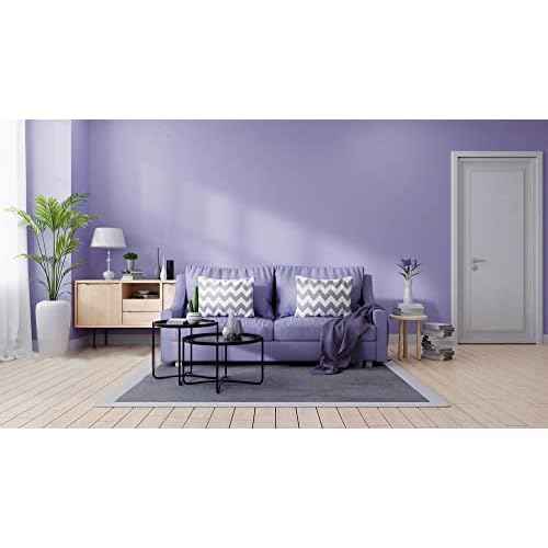118"x17.7" Purple Wallpaper Solid Color Peel and Stick Wallpaper Purple Contact Paper Solid Color Self-Adhesive Removable Wall Paper for Wall Furniture Cabinet Covering Vinyl Rolls