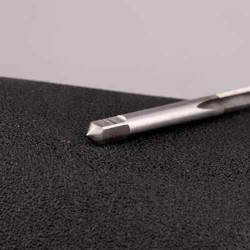 Metric Machine Tap,2pcs M5 x 0.8mm HSS 6542 Straight Flutes Screw Tapping Threading Machinist Repair DIY Tool