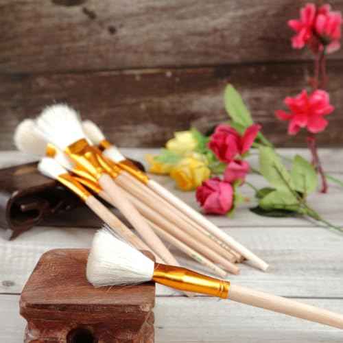 10PCS Manual Pollination Brush Set Pollinator Tool Handheld Garden Pollination Brush for Vegetable Flower Fruit Tree
