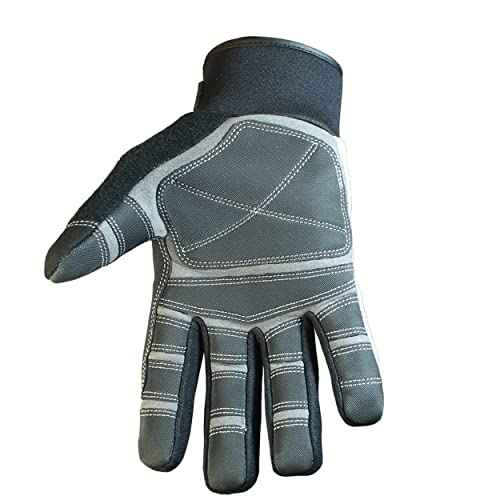 Youngstown Glove Cut Resistant General Utility Synthetic Work Gloves For Men - Kevlar Lined - Gray, X-Large