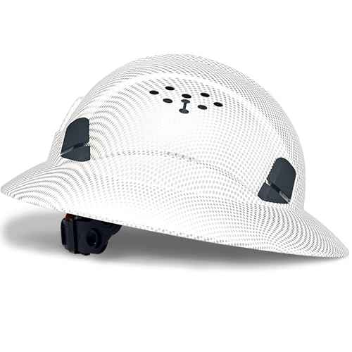 Full Brim Hard Hats Construction Hardhats Safety Helmet Vented Adjustable Lightweight Sunshade Work Caps Industrial Head Protection ANSI Approved
