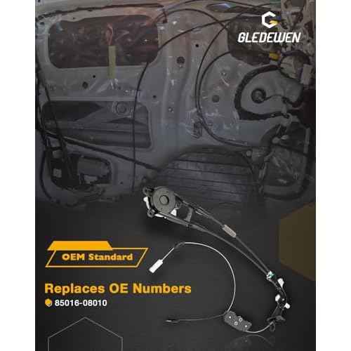 Sliding Door Cable, Compatible with 2011-2020 Toyota Sienna, Rear Right Passenger Side, Auto Door Spool Control Wiring Repair Kit, Power Sliding Door Wire System, w/o Motor, Replace# 85016-08010