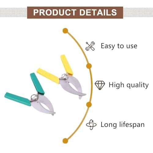 2 PCS Ring Barking Cutter Scissor Professional Grafting Tool Plant Cutters Girdling Shear Garden Tree Ring Cutter for Potted Plant Fruit Tree Orchard