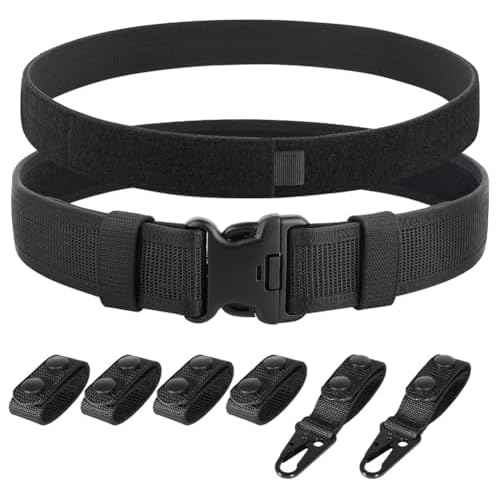 KRYDEX Duty Belts Law Enforcement 2 Inch Police Belt Nylon Duty Belt with Belt Keepers