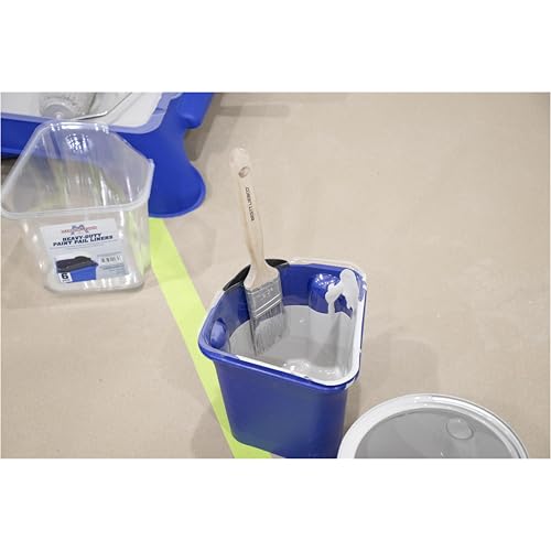 Marshalltown Heavy-Duty Paint Liners, Custom Fit for Marshalltown Heavy-Duty Paint Pail, 6-Pack, Easy Color Changes and Clean Up, HDPL6