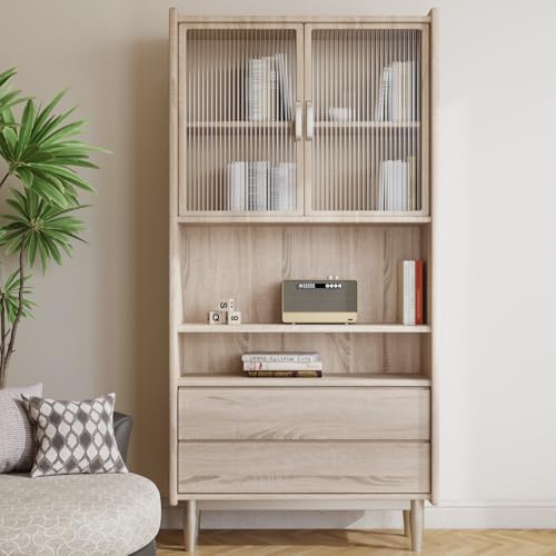 CRE8TIVE Beige Wood Wallpaper Peel and Stick Wood Grain Contact Paper Waterproof Light Wood Contact Paper for Cabinets Drawers 12"x80" Self Adhesive Wood Countertop Contact Paper for Kitchen Bathroom
