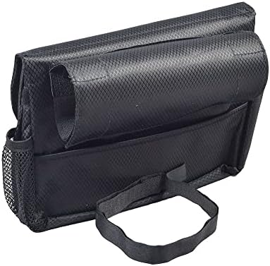 AlveyTech Saddle Bag for Mobility Scooter, Wheelchair, & Electric Power Chair (Small, Blue) - Accessories Holder Armrest Side Pouch Storage Organizer Bags for Adults, Water-Resistant, Easy Install