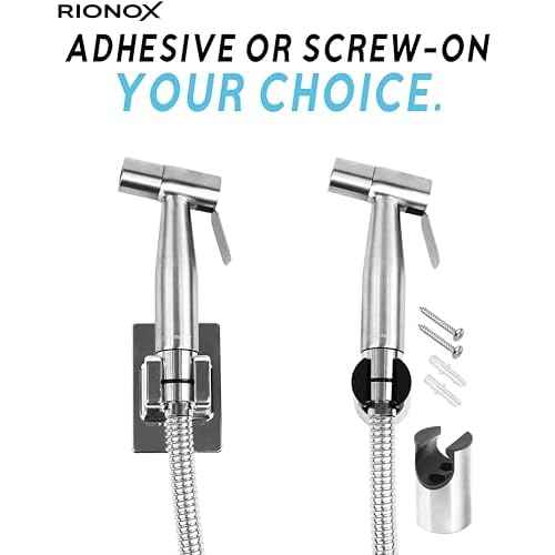 RV Handheld Bidet Sprayer Kit - Trailer, Motorhome, RV Bidet Sprayer, Adjustable Water Pressure Jet for Toilet, Easy Installation, Quality Internals, Leakproof Design, Quality Stainless Steel