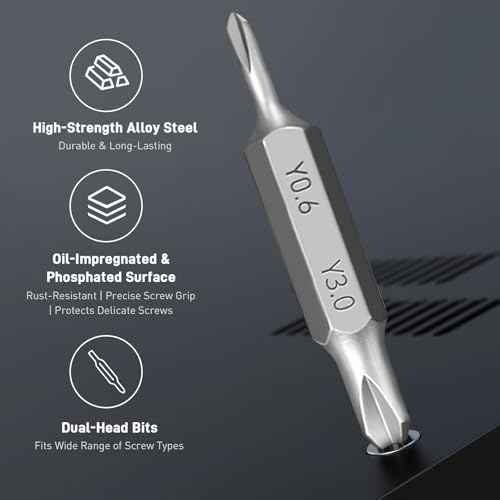 71-in-1 Precision Screwdriver Set, Small Screwdriver Set with Dual-Head Bits, Mini Screwdriver Kit with Magnetic Case, Ergonomic Repair Tool Kit for Phone, PC, Glasses, Camera, Toys