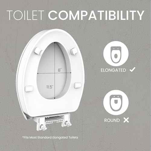 Swiss Madison Ryse 3 in. Raised Elongated Soft Close ADA Compliant Toilet Seat in Glossy White
