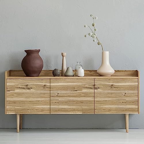 Jeweluck Wood Contact Paper Wood Peel and Stick Wallpaper 17.7inch¡¿196.8inch Rustic Wood Wallpaper Peel and Stick Wood Shiplap Self Adhesive Wallpaper Removable Wall Paper for Cabinet Decor Vinyl