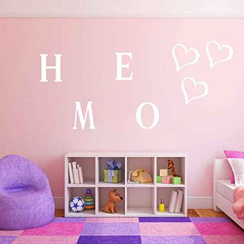 AIEX 27pcs Stencils, 6 Inch Reusable Plastic Stencils for Painting on Wood Letters and Numbers Stencils Alphabet Stencils for Wall Art Drawing Craft DIY Writing