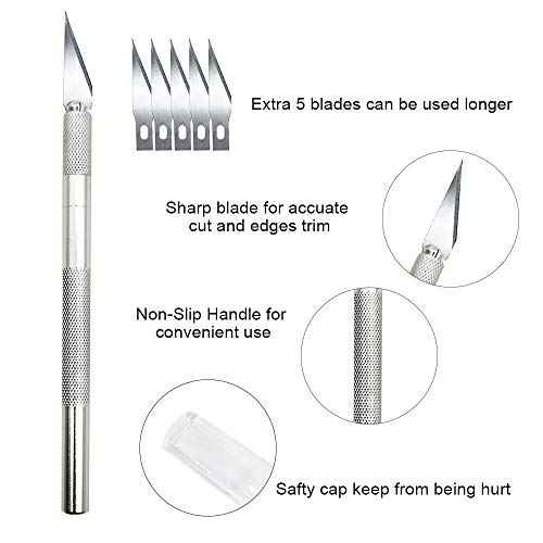 tiptopcarbon Wallpaper Smoothing Tool with 8 Inch Scraper for Contact Paper Adhesive Vinyl 10pcs/Pack