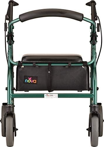 NOVA Medical Products Zoom Rollator Walker , 22 Inch (Pack of 1)